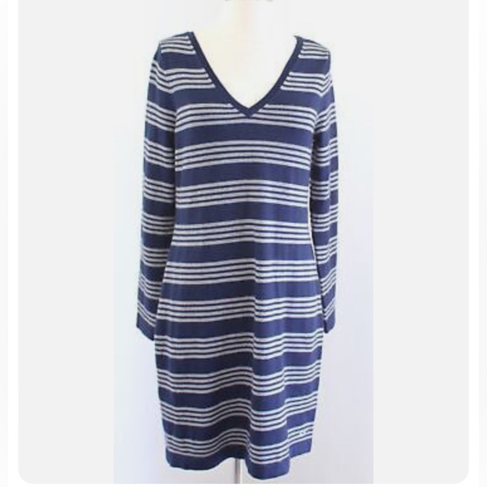 Vineyard Vines Wool Blend Striped Sweater Dress M